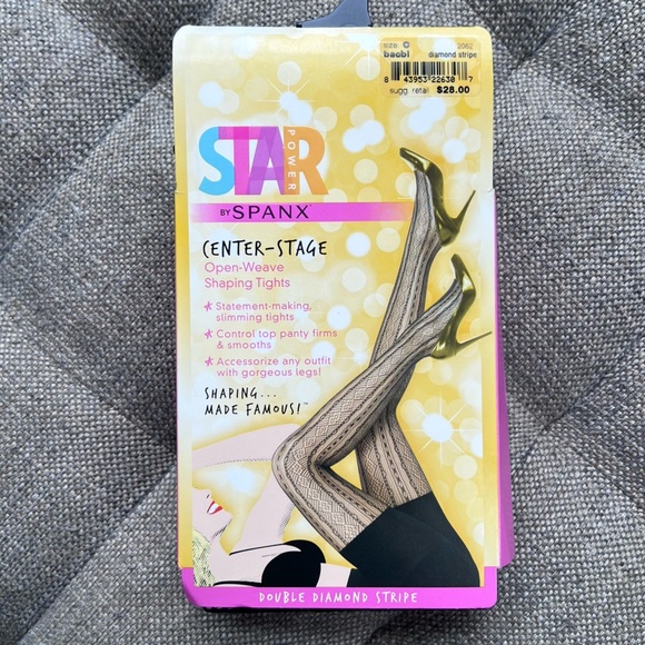 SPANX Black Textured Shaping Tights - Picture 7 of 10